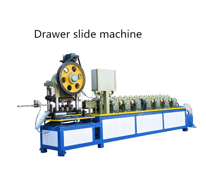 Drawer slide roll forming machine