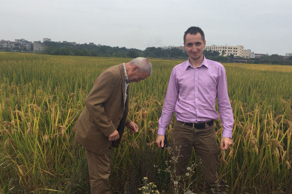 Visita del cliente a Polonia para probar la máquina del canal Purlin