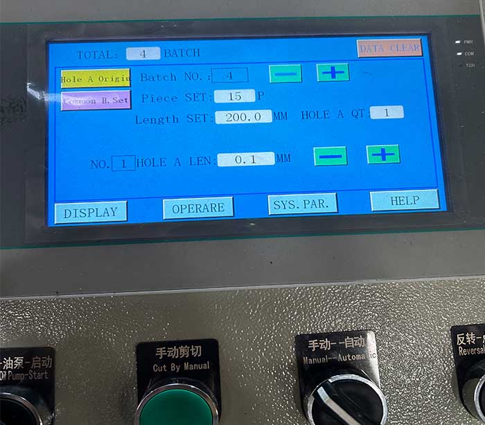 Máquina de formación de riel de placa de panel de control