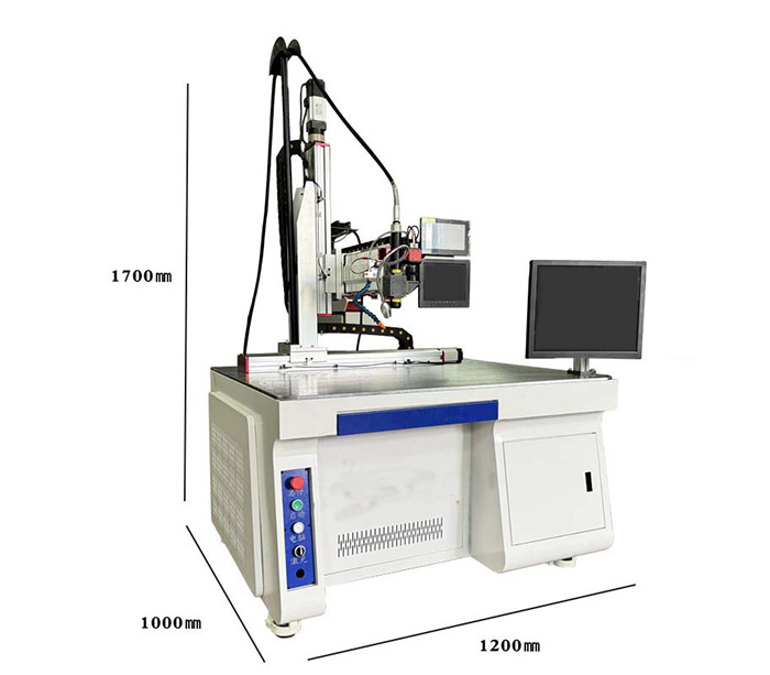 Máquina de Soldadura Láser de Fibra Continua con Plataforma CNC