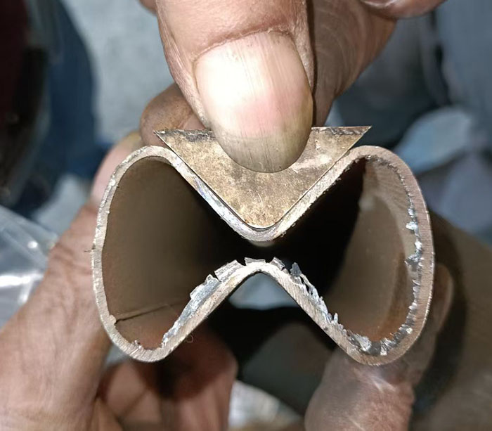 Máquina formadora 3 en 1 para tubos en forma de ocho tipo D, tipo D, para exportación