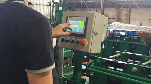 Máquina perfiladora de ensayo