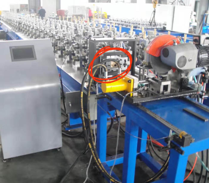 Gabinete eléctrico 9 perfiles plegables máquina perfiladora