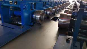 Exportación a Perú Máquina formadora de rollos para hacer gabinetes eléctricos y estantes