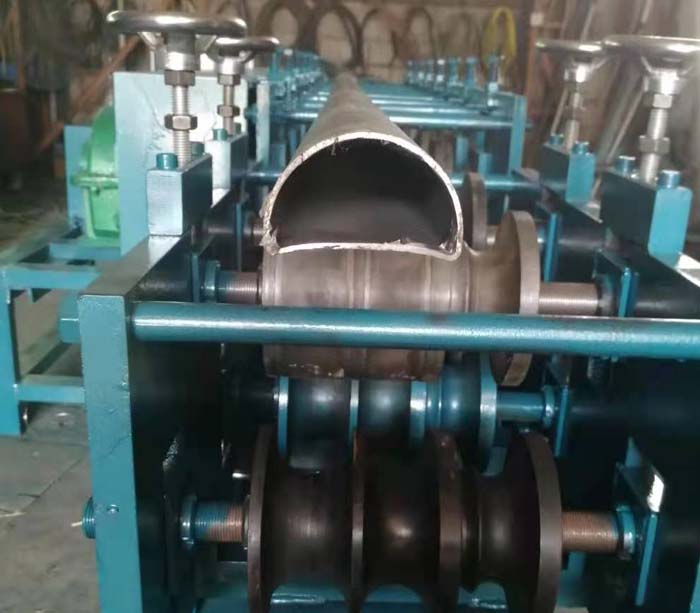 Tubería de acero D pipe maquina de fabricacion