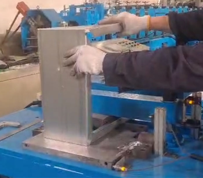 Línea de producción de cajas de compuertas cortafuegos