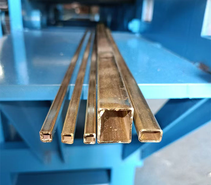 Maquinaria para fabricar tubos de cobre pequeños redondos y cuadrados