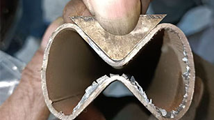 Máquina formadora 3 en 1 para tubos en forma de ocho tipo D, tipo D, para exportación